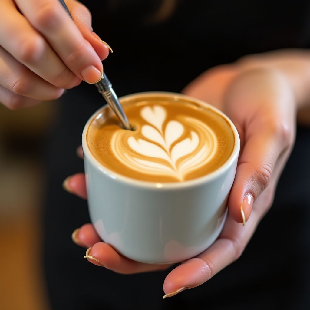 Latte Art Instructor Olivia Parker